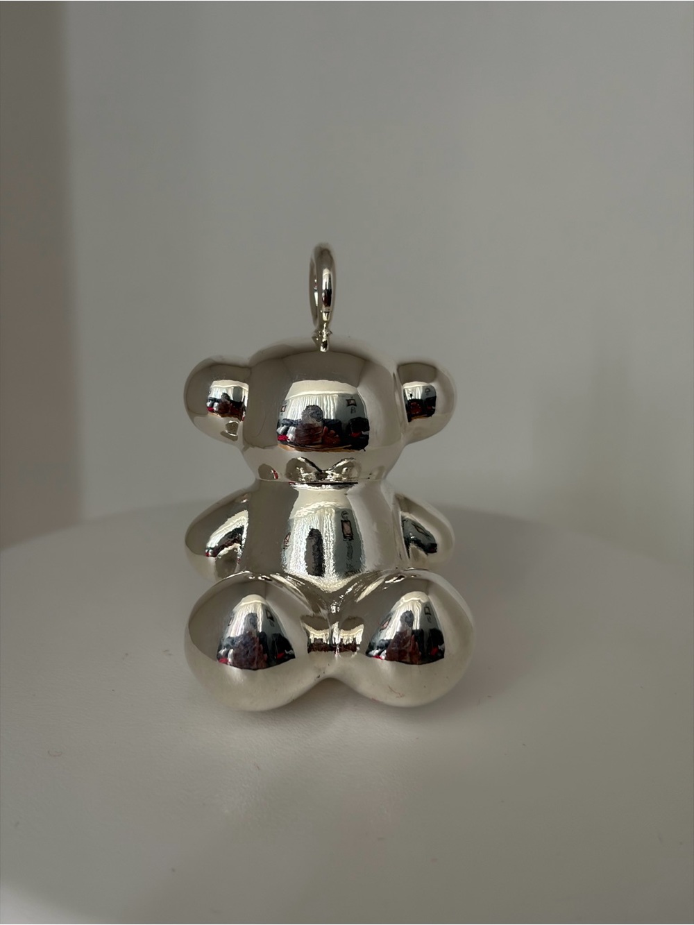 Huge Sterling  Silver 925 Teddy Bear Pendant (only)